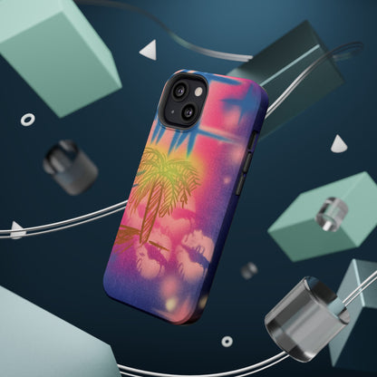 MagSafe "glowy night" airbrush iPhone case