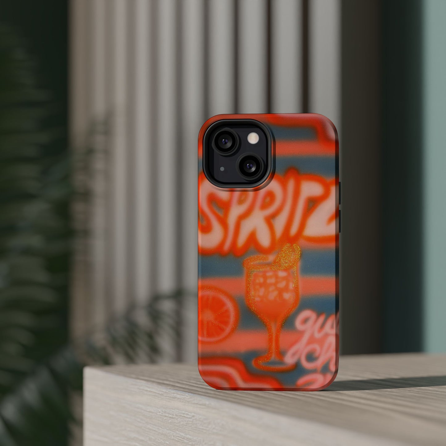 MagSafe "aperol spritz pt. 2" airbrush iPhone case
