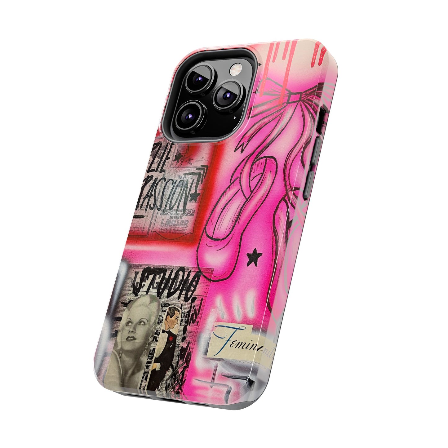 "plié passion” airbrush iPhone case