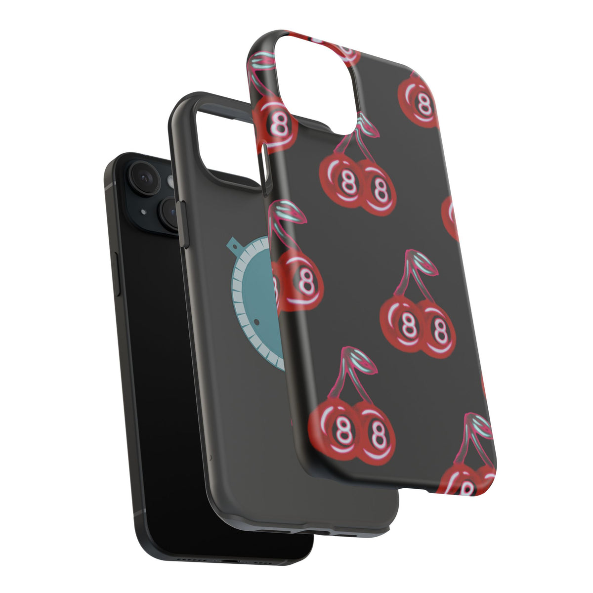 MagSafe "cami cherry" airbrush iPhone case