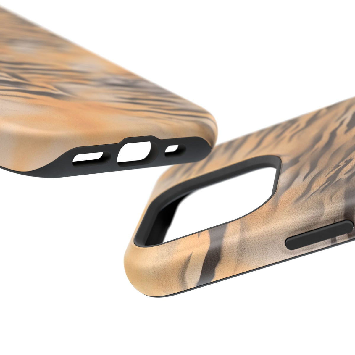 MagSafe "neutral tiger" airbrush iPhone case