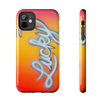 "lucky" airbrush iPhone case
