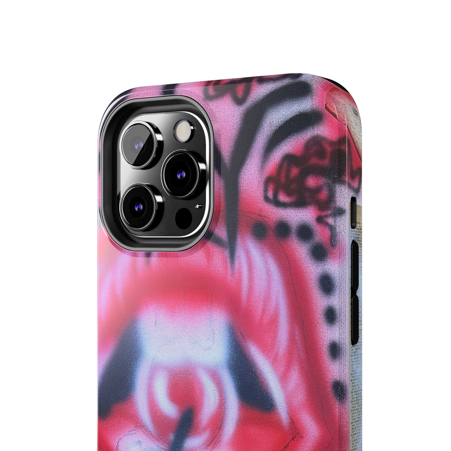 "be happy go lucky" airbrush iPhone case