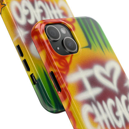 "chicago" airbrush iPhone case