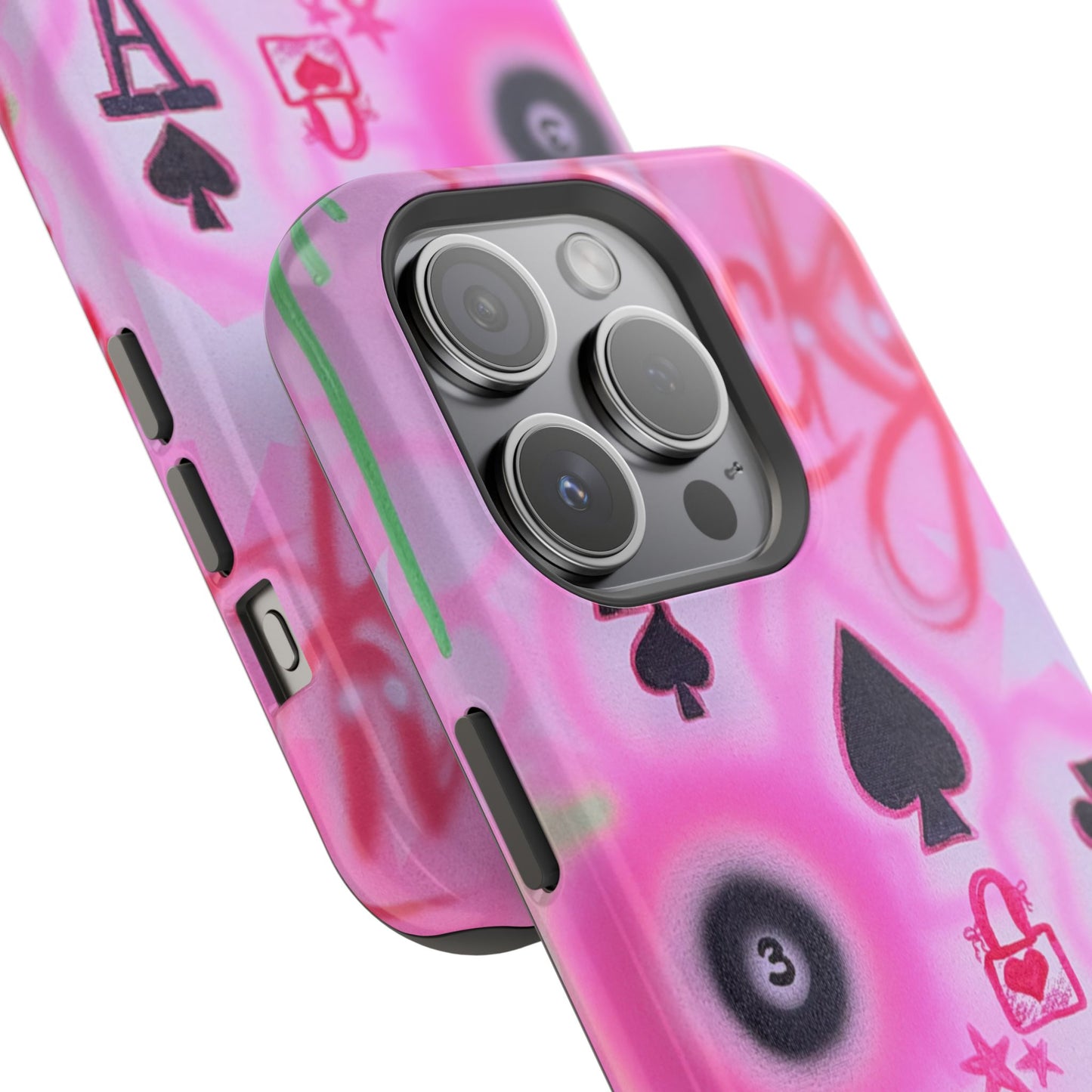MagSafe "lucky ace" airbrush iPhone case