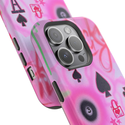 MagSafe "lucky ace" airbrush iPhone case