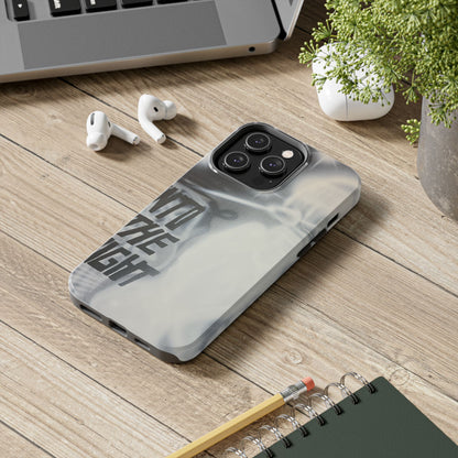 "into the night" airbrush iPhone case