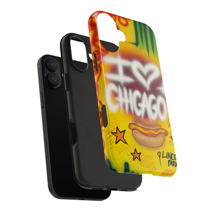 "chicago" airbrush iPhone case