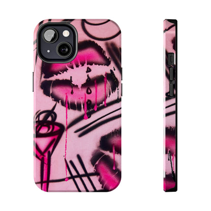 "glossy pout" airbrush iPhone case