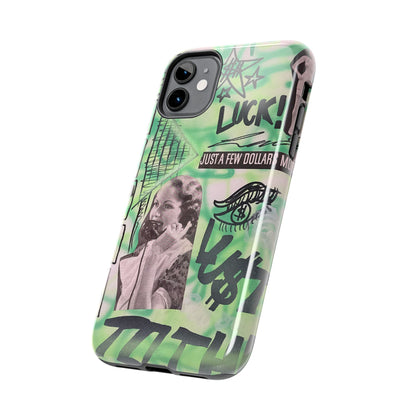 "lust over luck" airbrush iPhone case