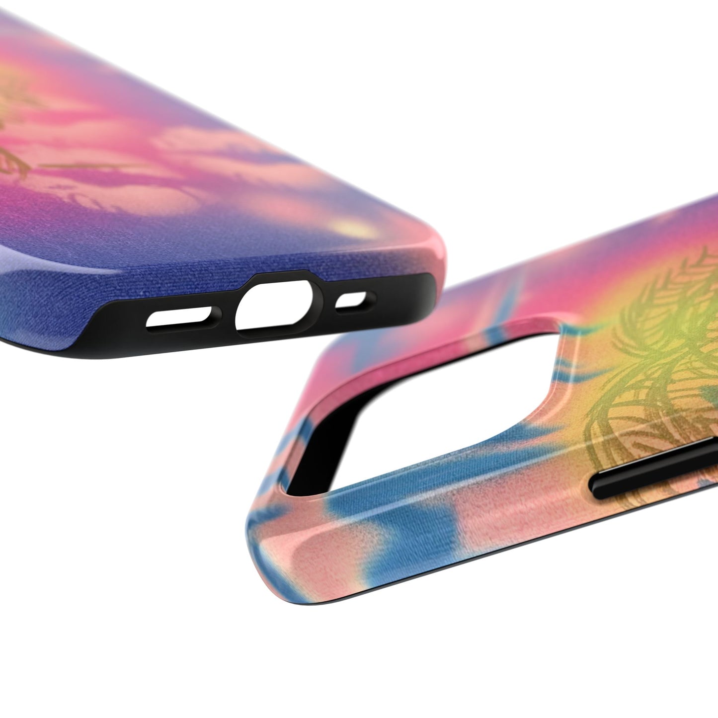 "glowy night" airbrush iPhone case