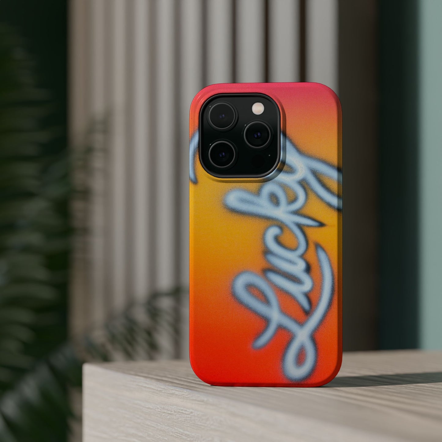 MagSafe "lucky" airbrush iPhone case
