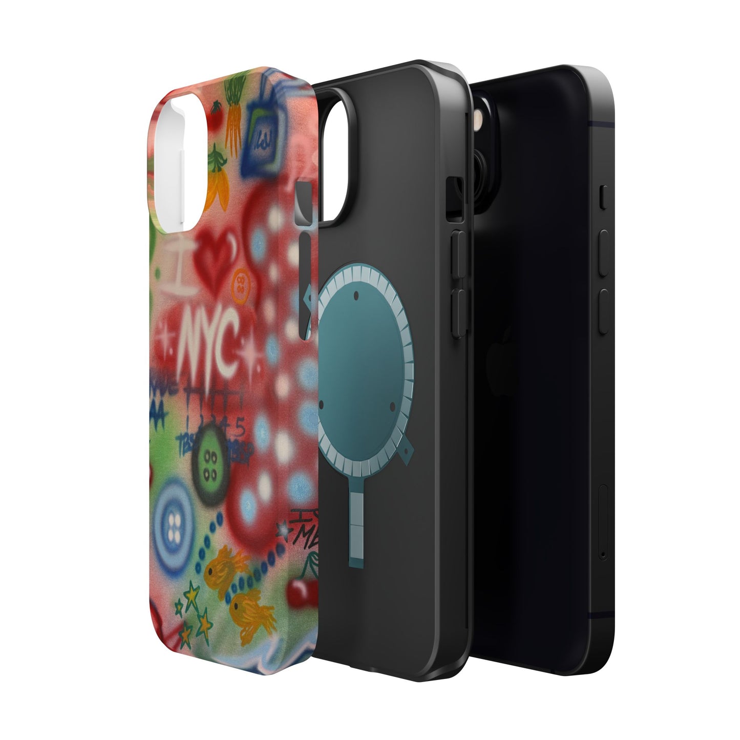 MagSafe "i <3 NYC" airbrush iPhone case