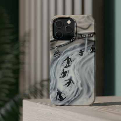 MagSafe "arctic avalanche" airbrush iPhone case