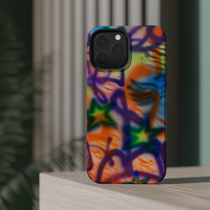 MagSafe "streetwear angel" airbrush iPhone case