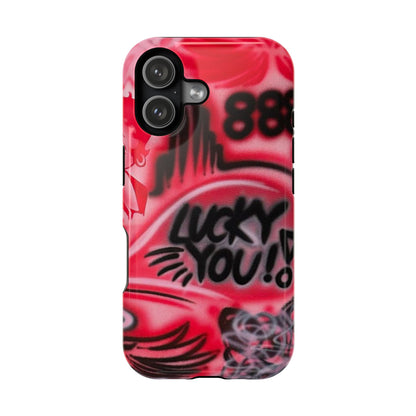 MagSafe „lucky you! pt. 2“ Airbrush iPhone Hülle