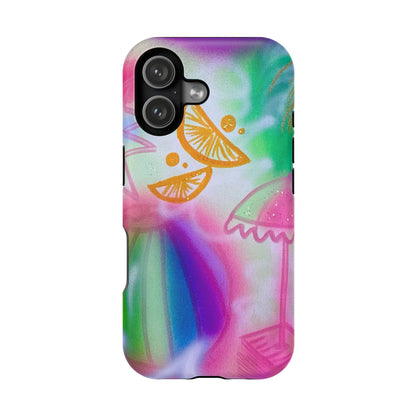 MagSafe "on the beach" airbrush iPhone case