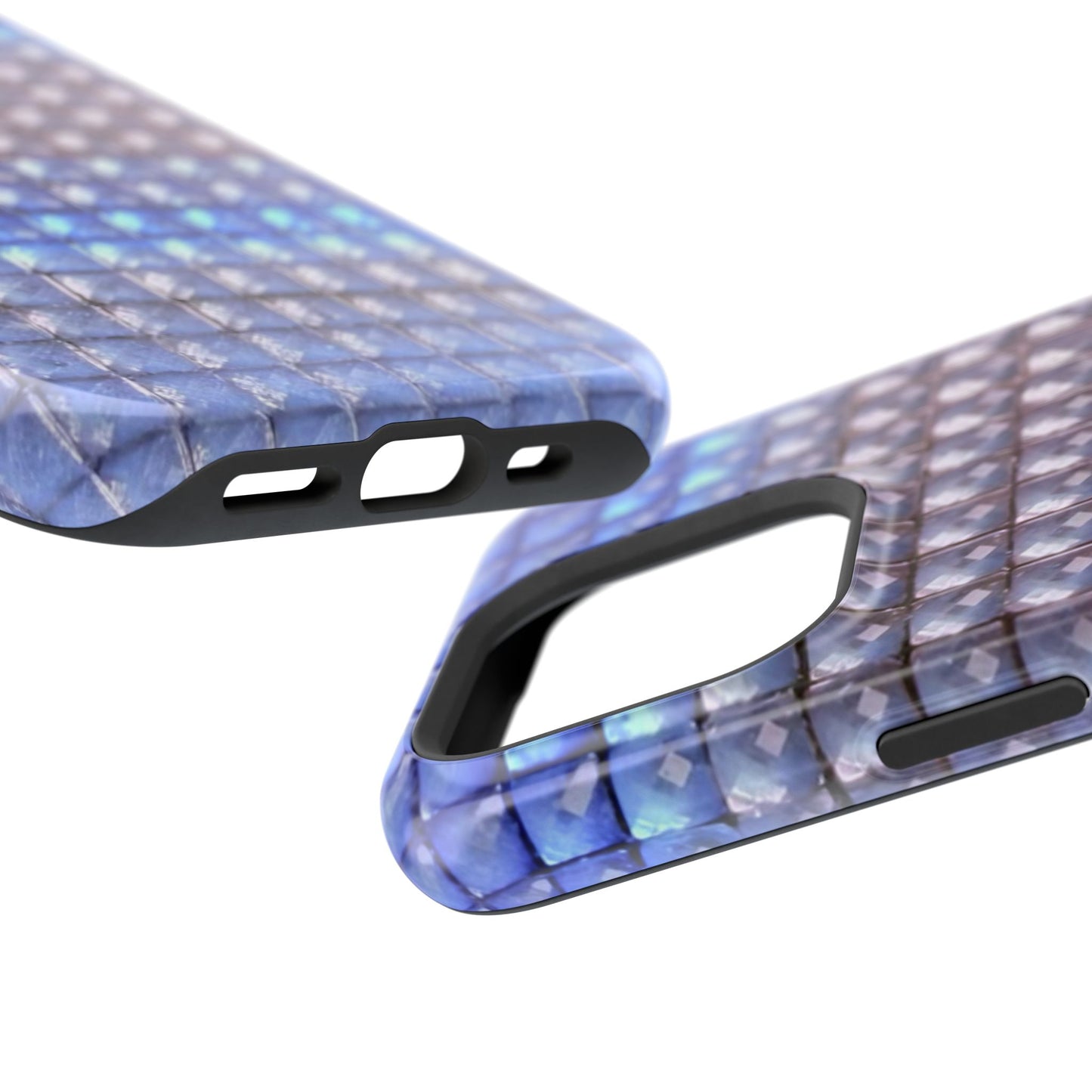 MagSafe "blue studs" airbrush iPhone case