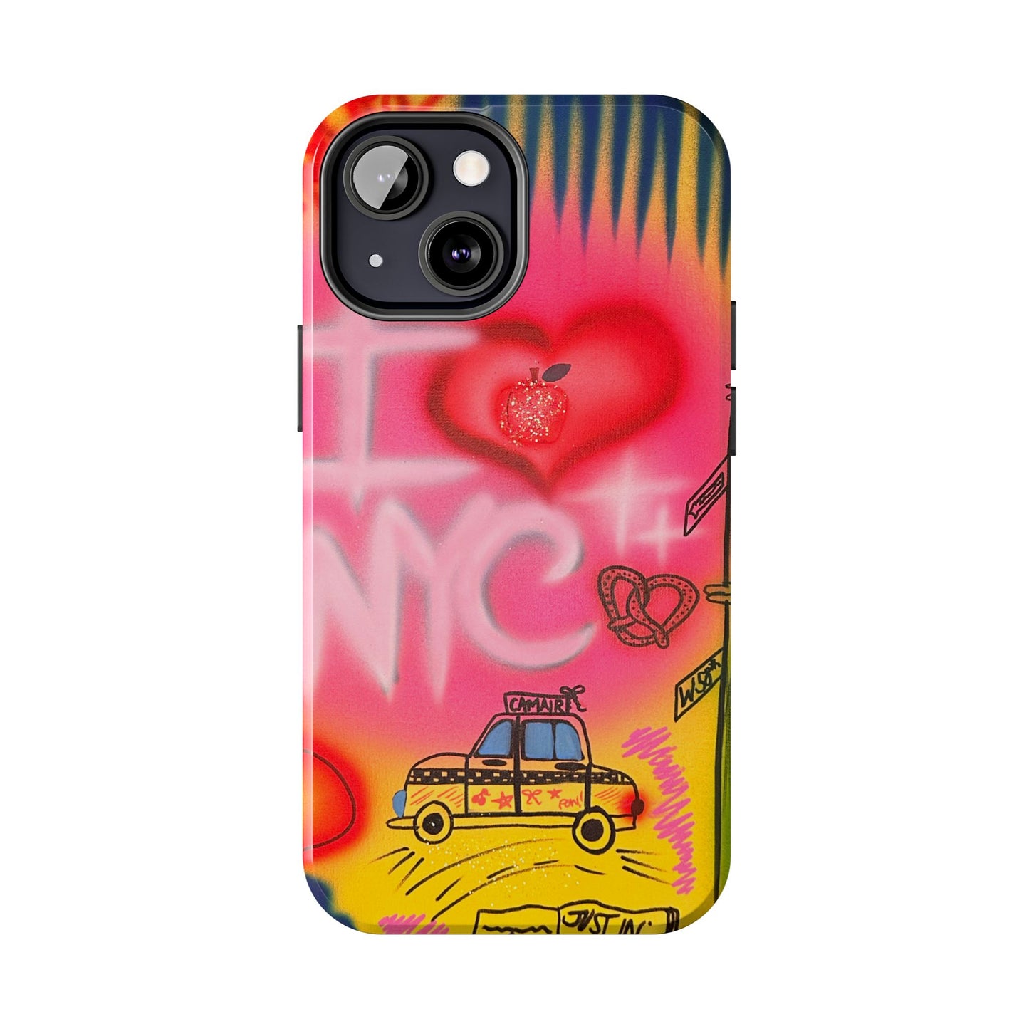 "in the city" airbrush iPhone case