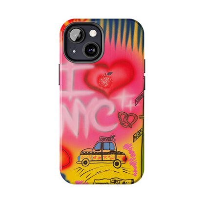 "in the city" airbrush iPhone case