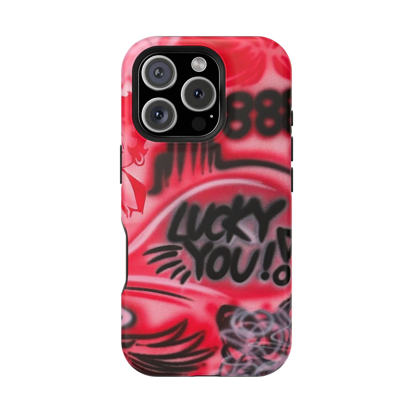 MagSafe „lucky you! pt. 2“ Airbrush iPhone Hülle