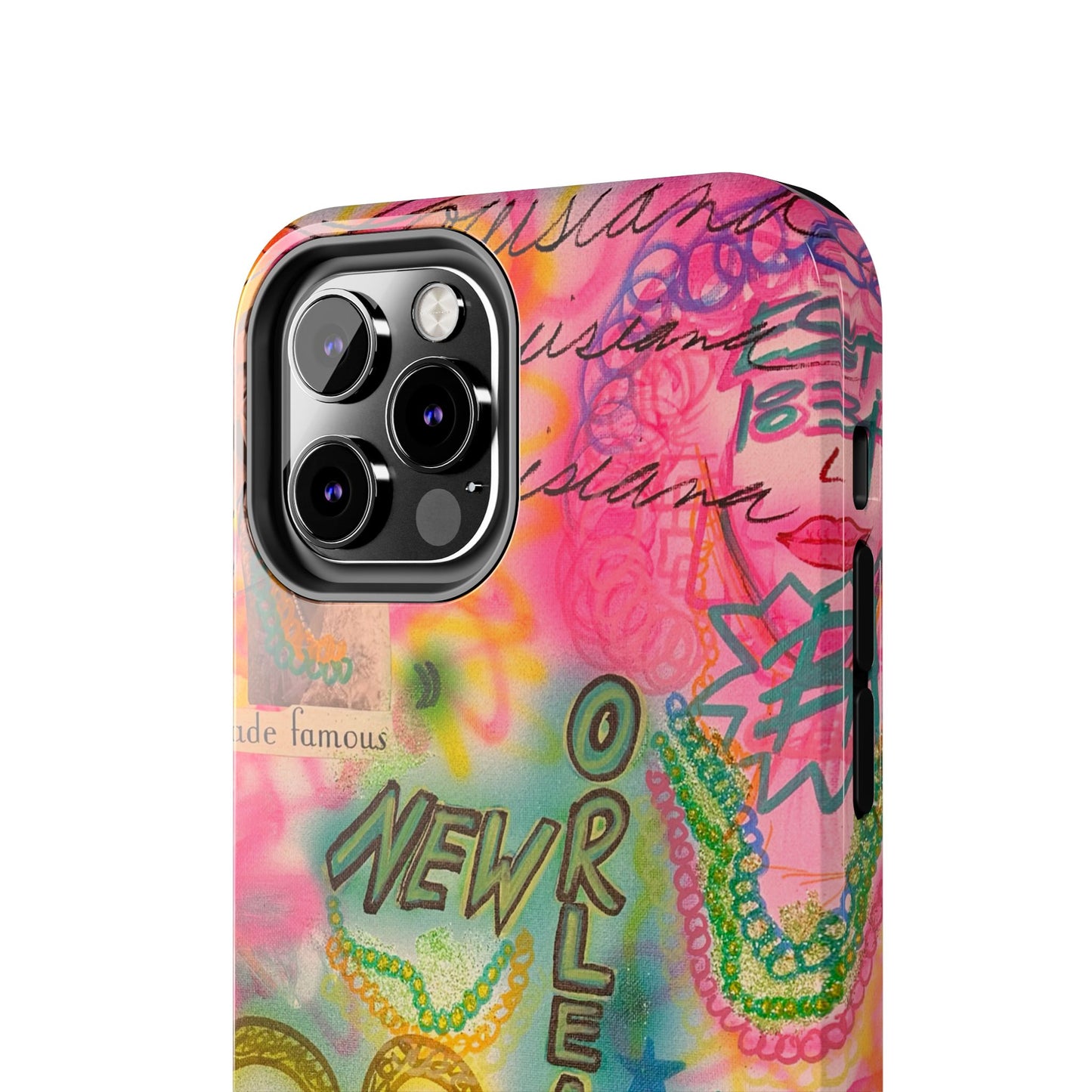 "new orleans, la" airbrush iPhone case
