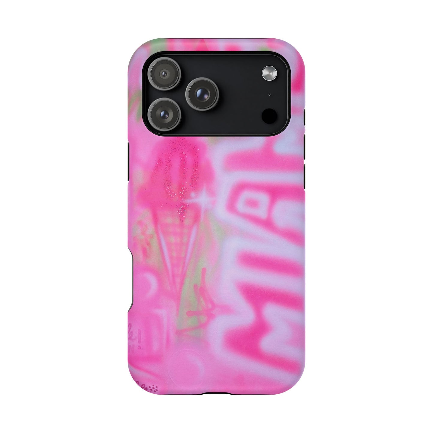 MagSafe "sunset sorbet" airbrush iPhone case