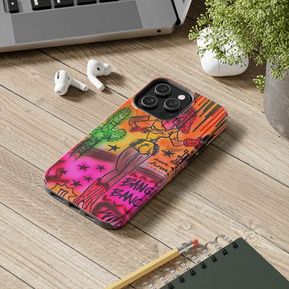 "wild, wild west" airbrush iPhone case