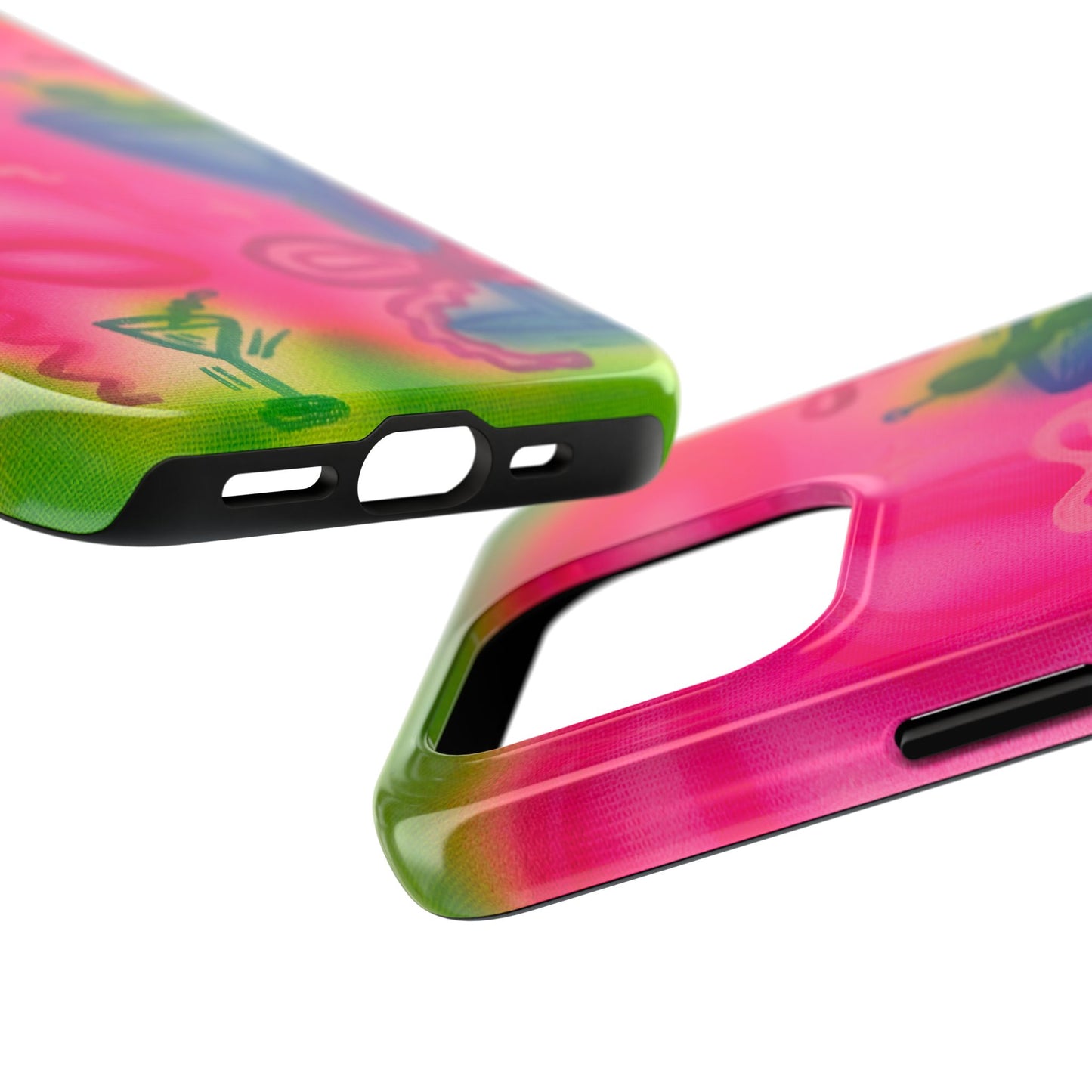 "bow martini" airbrush iPhone case