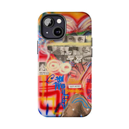 "get busy!" airbrush iPhone case