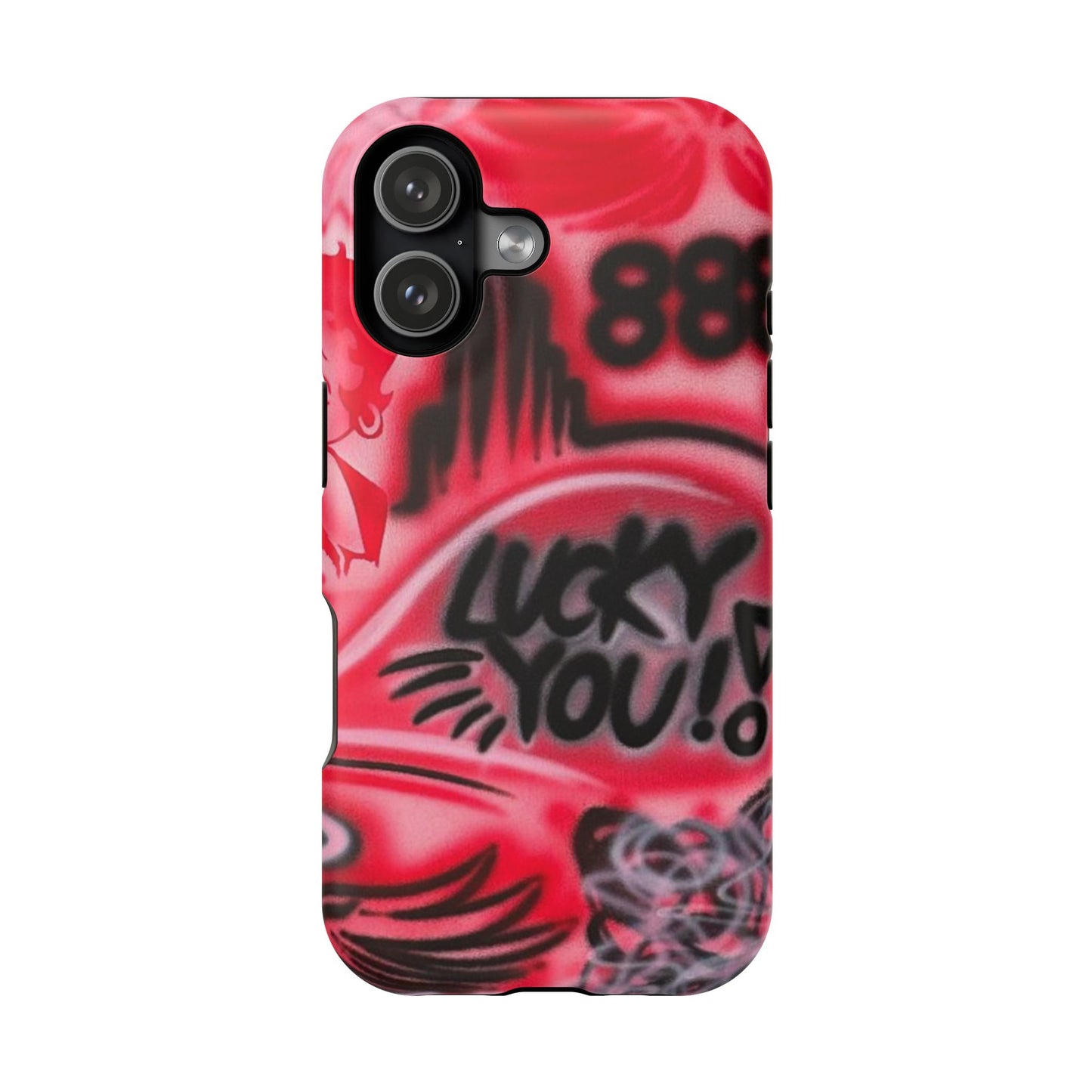 MagSafe „lucky you! pt. 2“ Airbrush iPhone Hülle