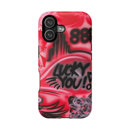 MagSafe „lucky you! pt. 2“ Airbrush iPhone Hülle