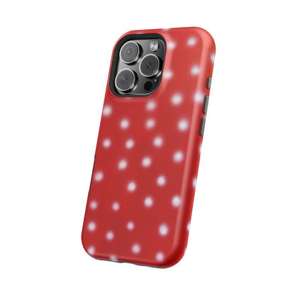 MagSafe "cherry crush polka dot" airbrush iPhone case