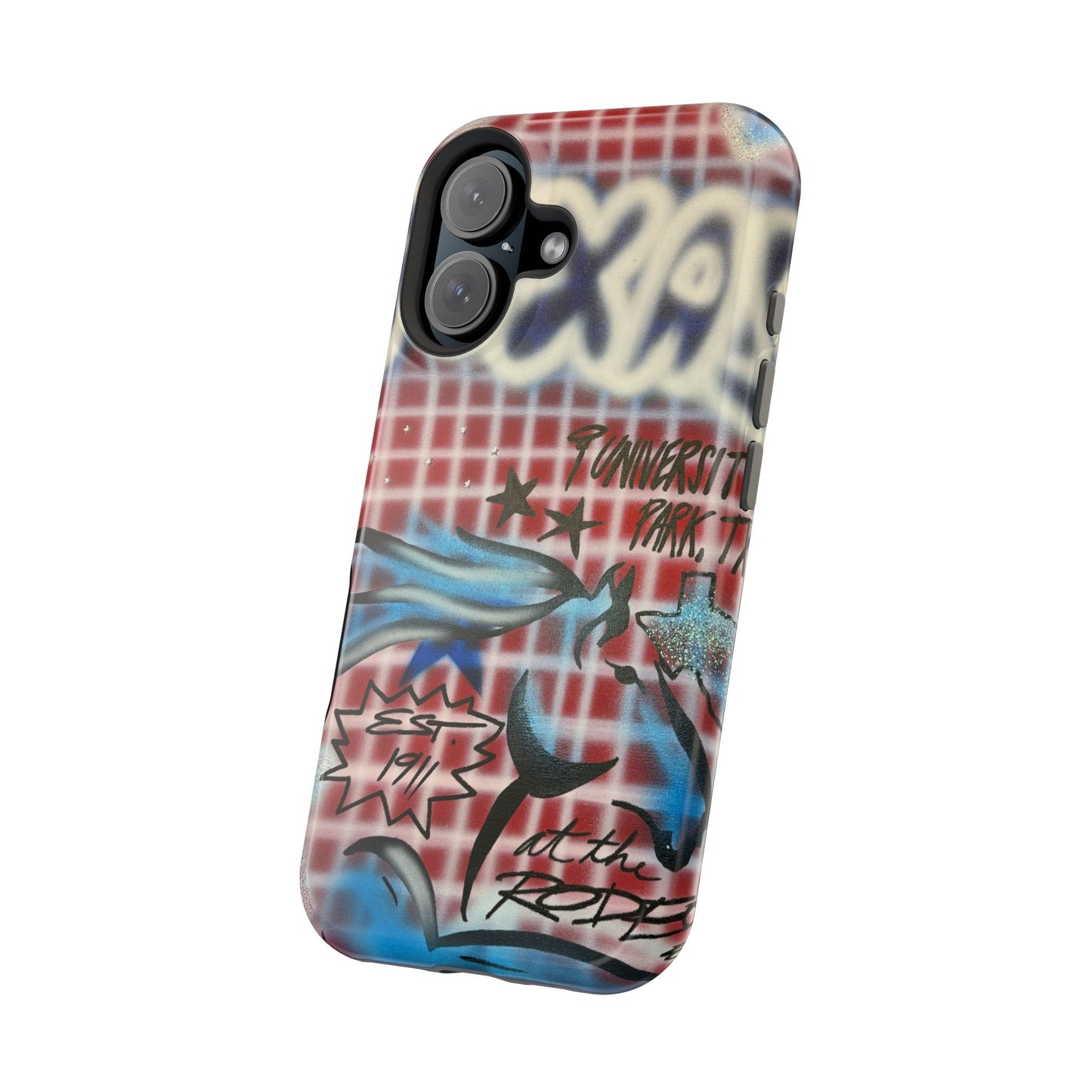 MagSafe "texas" airbrush iPhone case