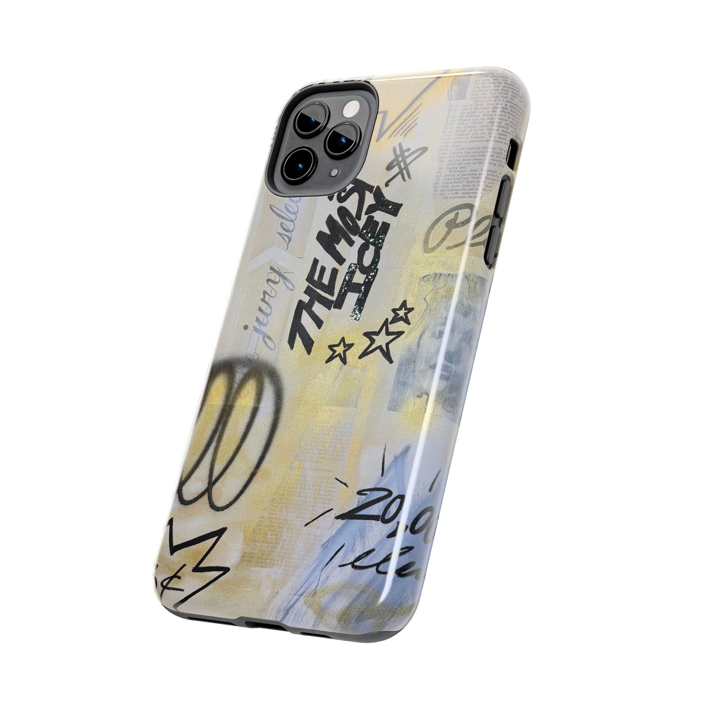 "golden glacier" airbrush iPhone case