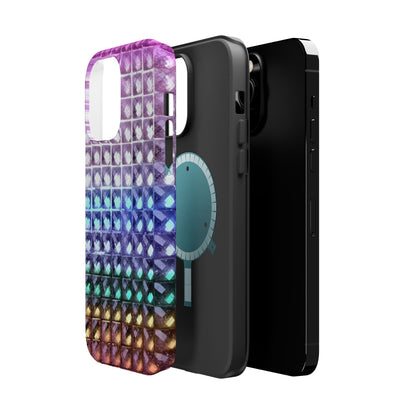 MagSafe "multicolor studs" airbrush iPhone case