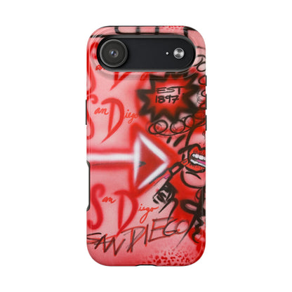 "san diego" airbrush iPhone case