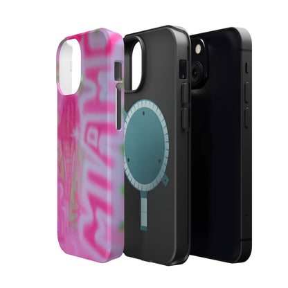 MagSafe "sunset sorbet" airbrush iPhone case