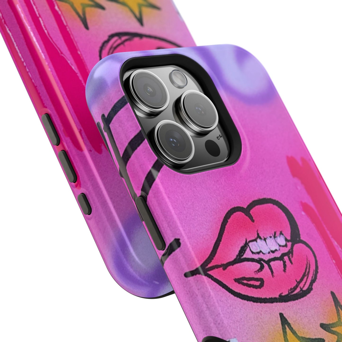 MagSafe "star drip" airbrush iPhone case