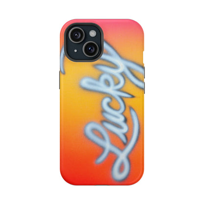 MagSafe "lucky" airbrush iPhone case