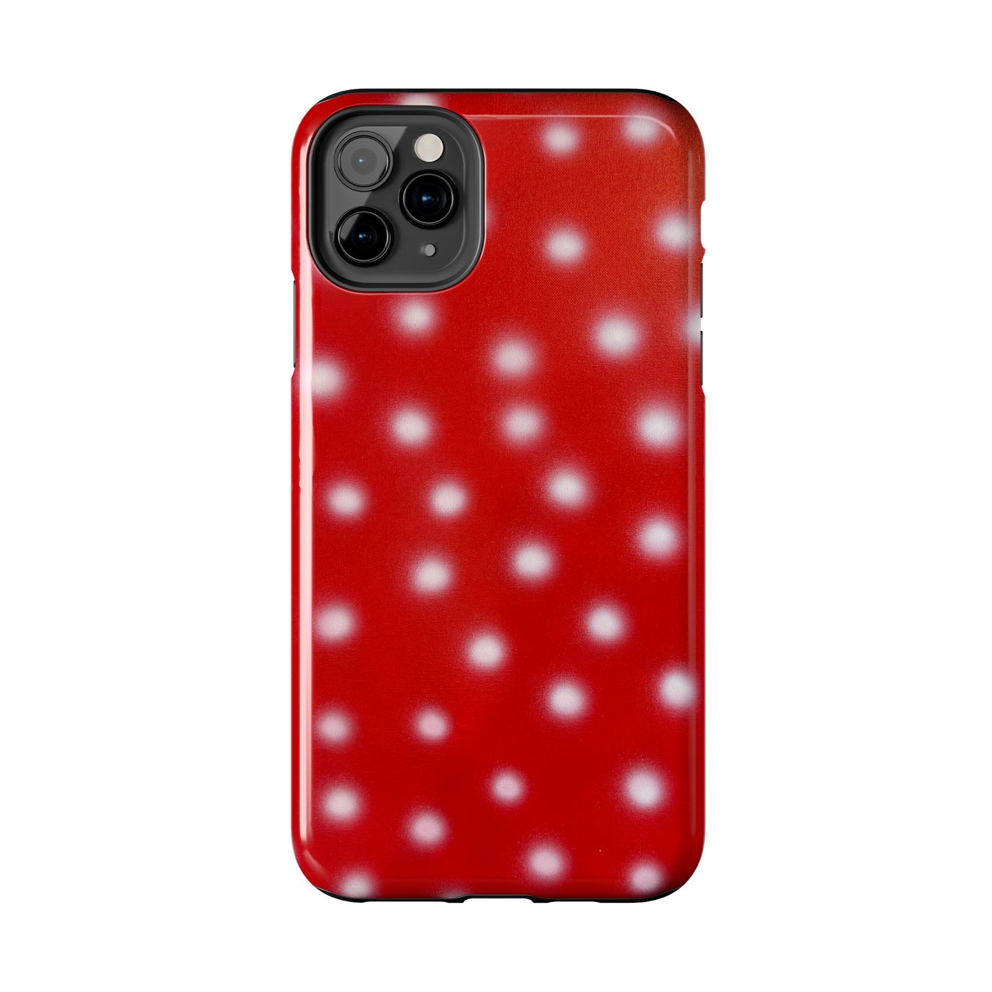 "cherry crush polka dot" airbrush iPhone case
