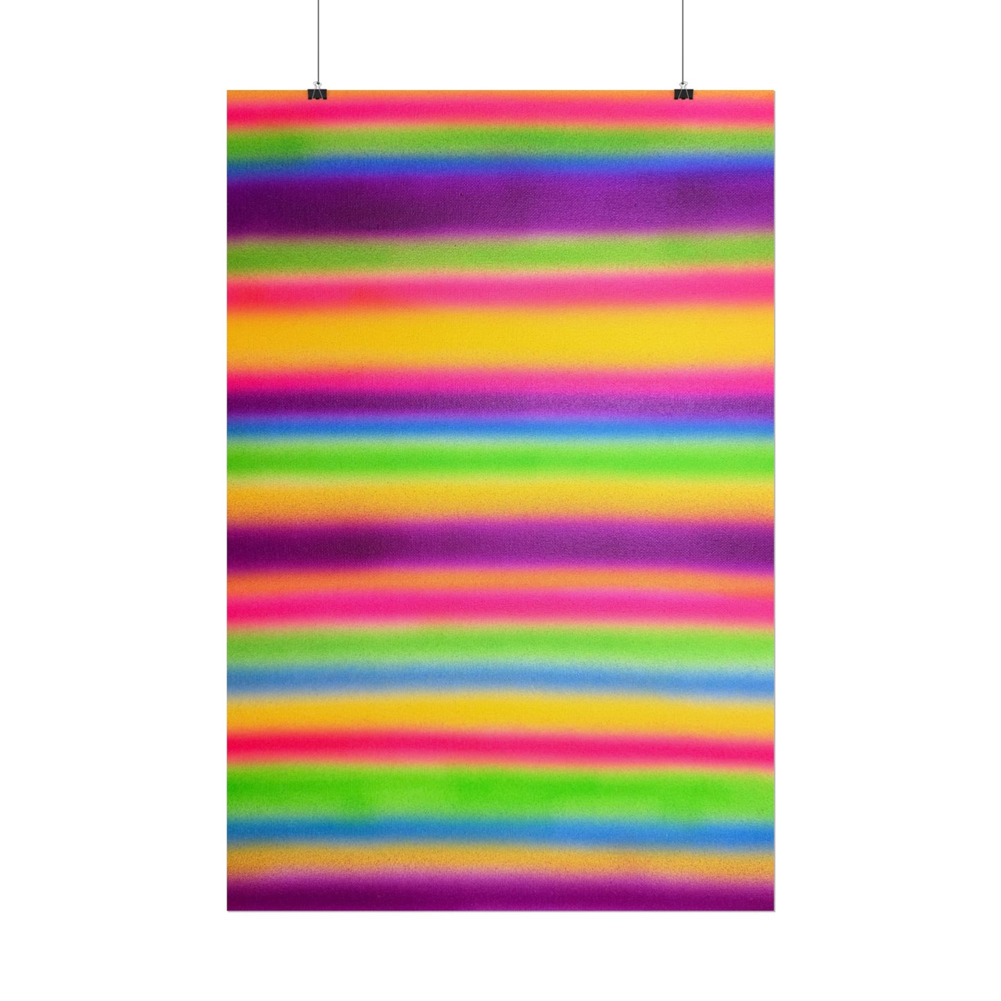 "colorful stripes" airbrush rolled print