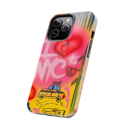 "in the city" airbrush iPhone case