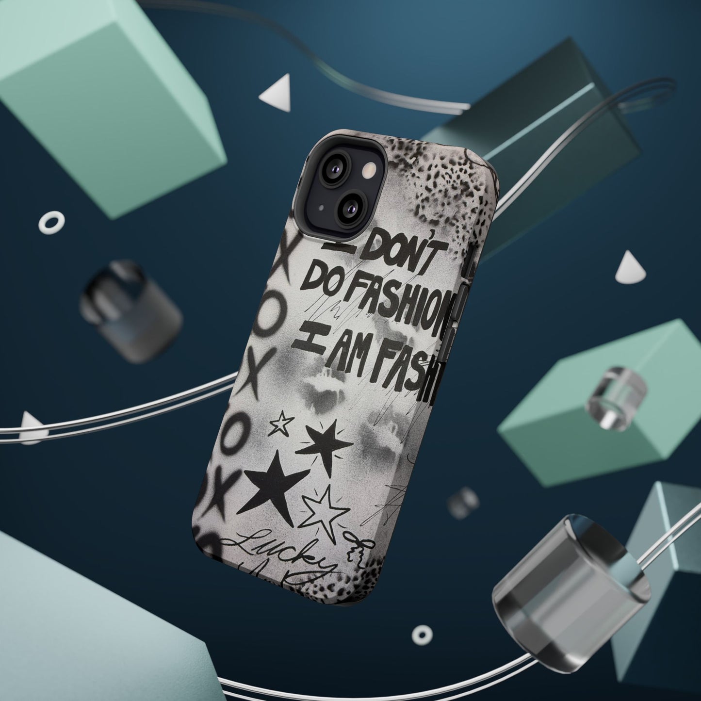 MagSafe "i am fashion" airbrush iPhone case
