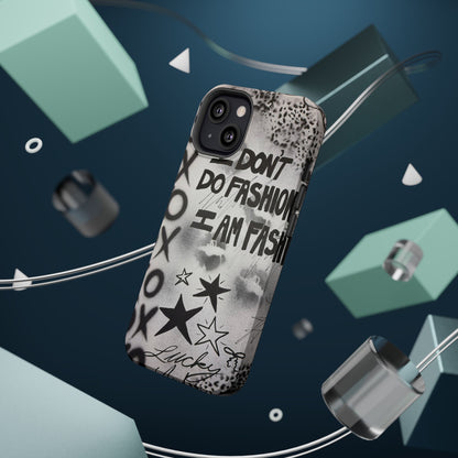MagSafe "i am fashion" airbrush iPhone case