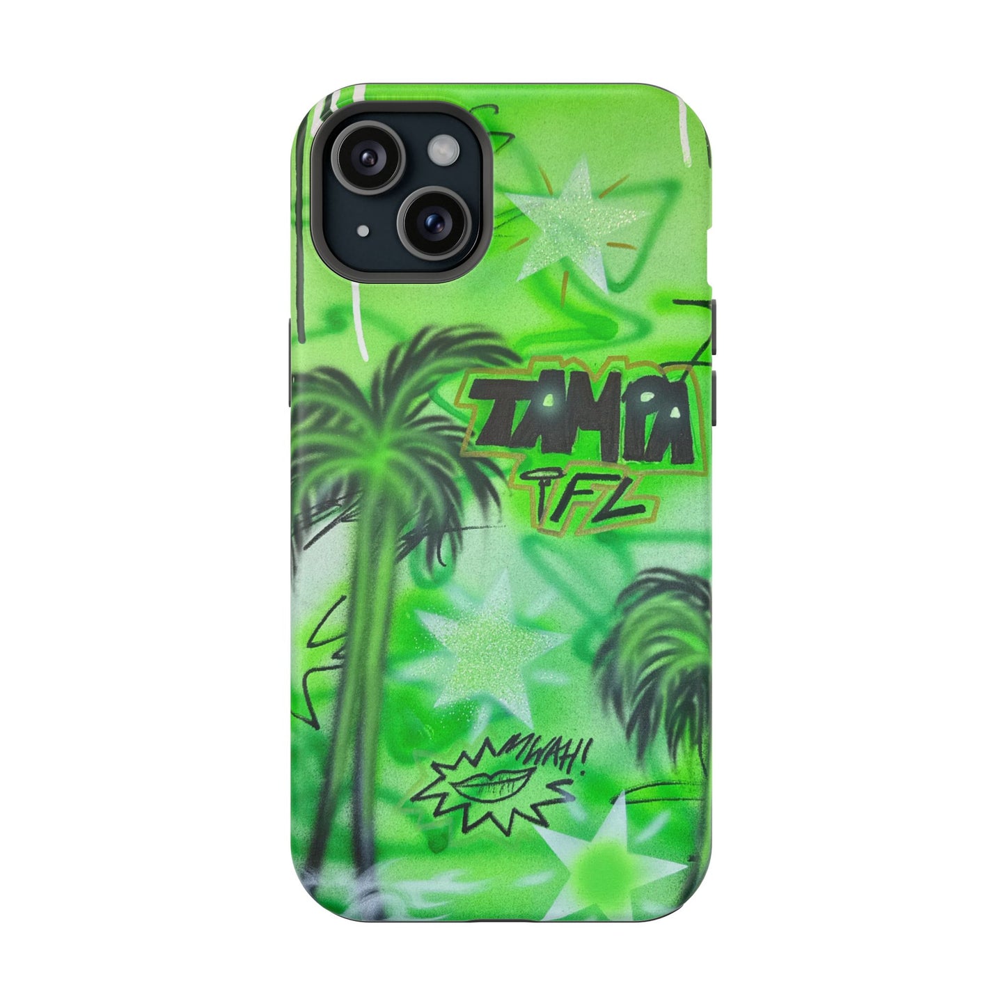 MagSafe "tampa, fl" airbrush iPhone case