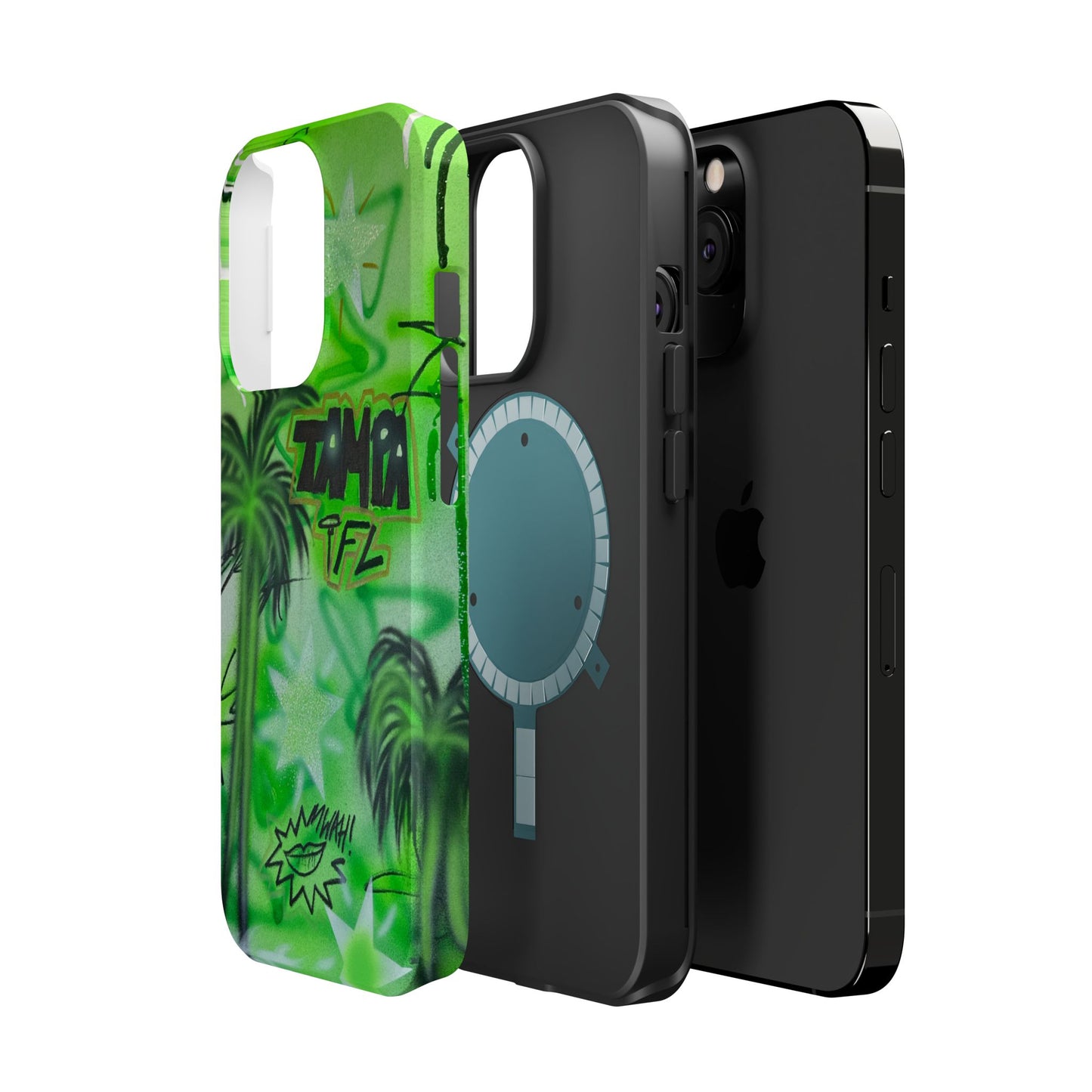 MagSafe "tampa, fl" airbrush iPhone case