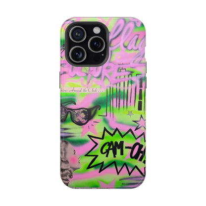 MagSafe "green camo" airbrush iPhone case