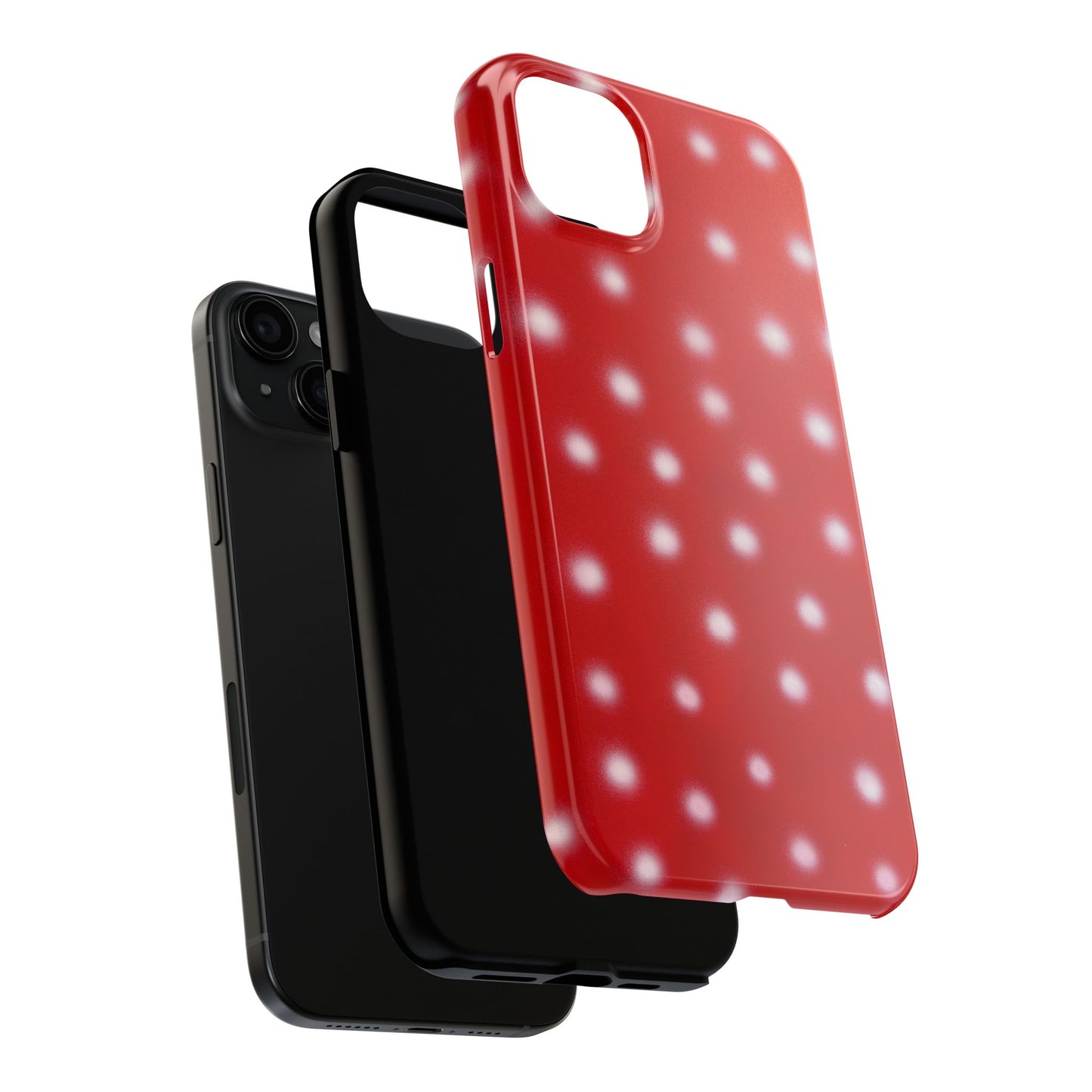 "cherry crush polka dot" airbrush iPhone case