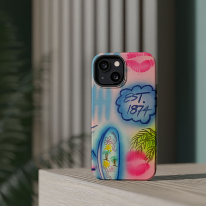 MagSafe "in the wave" airbrush iPhone case